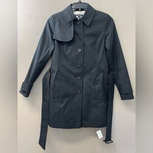 (EUC) Brooks Brothers Women’s Belted Black Trench Coat